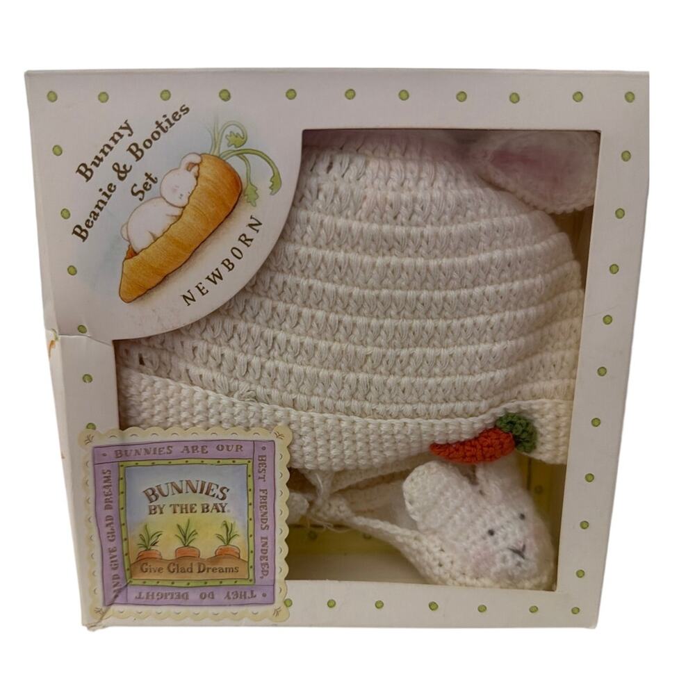 Bunny Beanie & Booties Set is a product from Bunnies by the Bay Newborn New